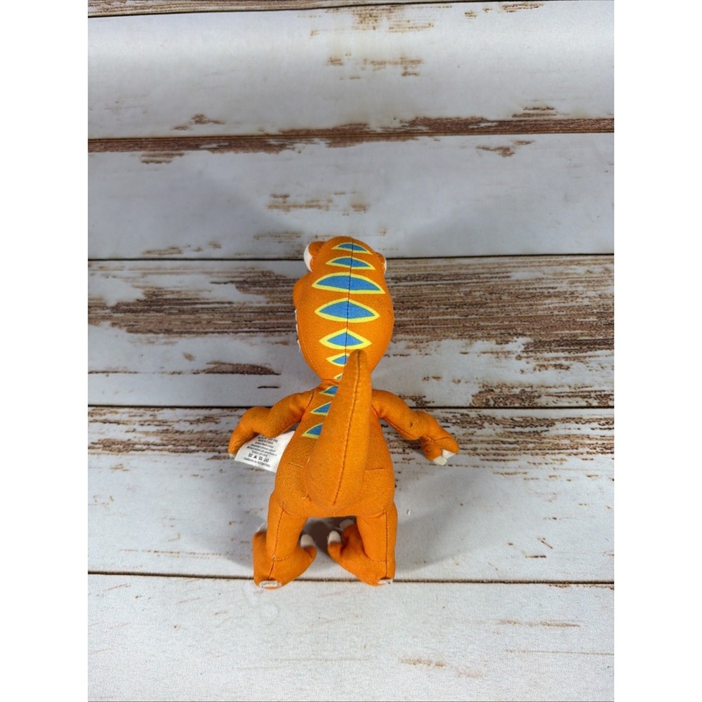 Dinosaur Train Orange T‑Rex Plush Buddy Jim Henson PBS 2010 Learning Curve 8in - Picture 2 of 4